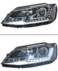Volksvagen Jetta 2011-18 Uyumlu Hıghlıne Led Far (Halojen Led Far İçin)