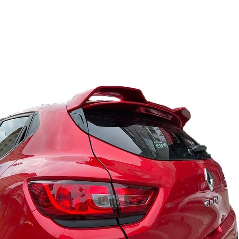 Renault Clio 4 2012 - 2019 Uyumlu Yedek Parça Rs V Cup Spoiler Plastik Boyasız