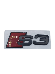 S3 Metal Bagaj Logosu Kırmızı-Siyah