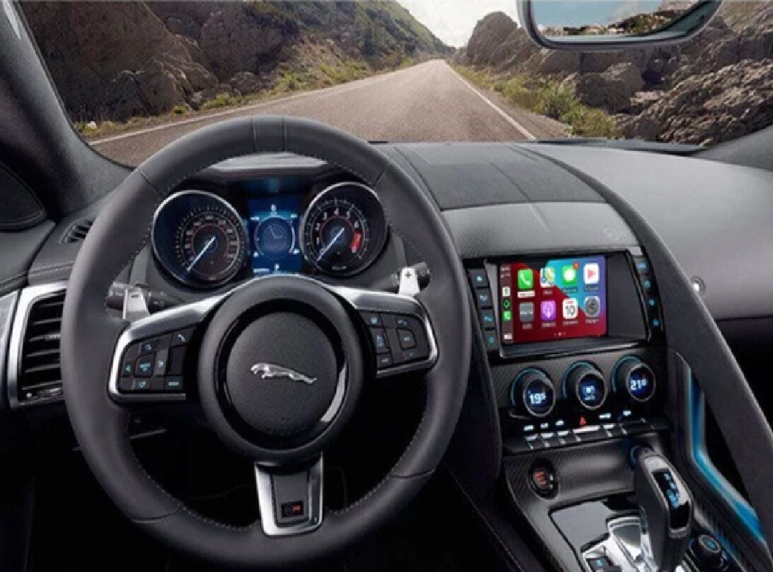 Jaguar F-Type 2017-2019 Orjinal Ekrana Carplay+And.Auto İnterface