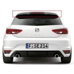 Seat Leon 5f HB 5 Kapı Cupra 12 - 20 Uyumlu Yedek Parça Spoiler Plastik Boyasız
