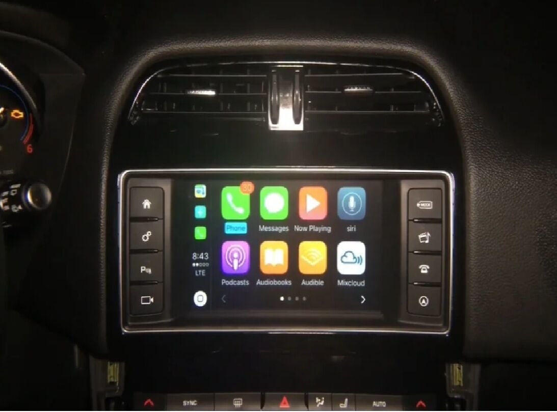 Jaguar F-Pace 2015-2018 Orjinal Ekrana Carplay+And.Auto İnterface