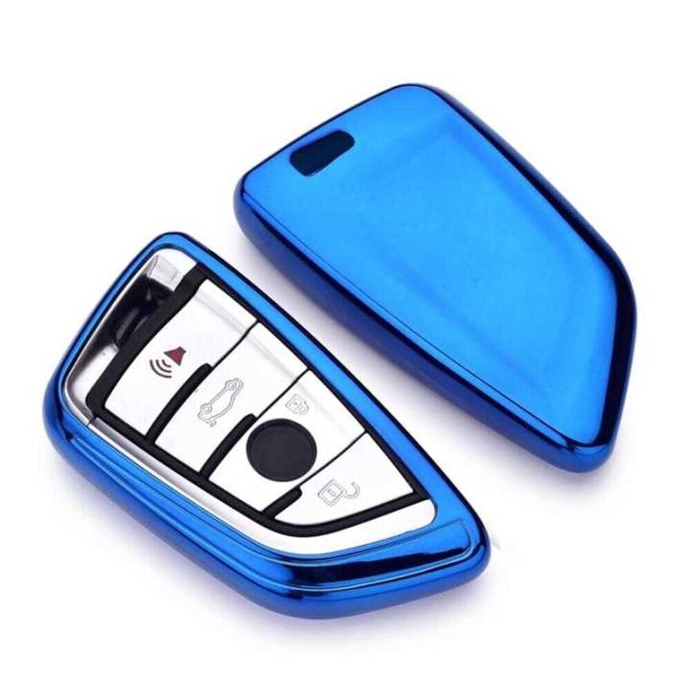 Bmw Uyumlu Yedek Parça Plastik Anahtar Kılıfı G Serisi Mavi