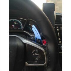 Honda Civic Fc5 Uyumlu Yedek Parça  2016-2020 Paddle Shift Mavi (F1 Vites Pedal Kulakçığı)