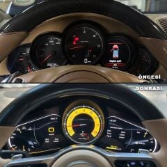 Porsche Cayenne Digital Hayalet Hız Göstergesi