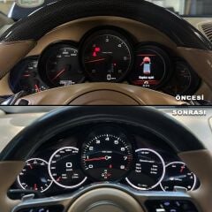 Porsche Cayenne Digital Hayalet Hız Göstergesi