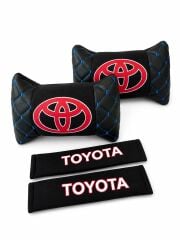 Toyota Logolu Emniyet Kemeri ve Boyun Yastığı