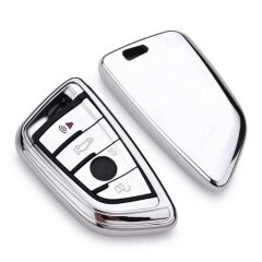 Bmw Uyumlu Yedek Parça Plastik Anahtar Kılıfı G Serisi Gri