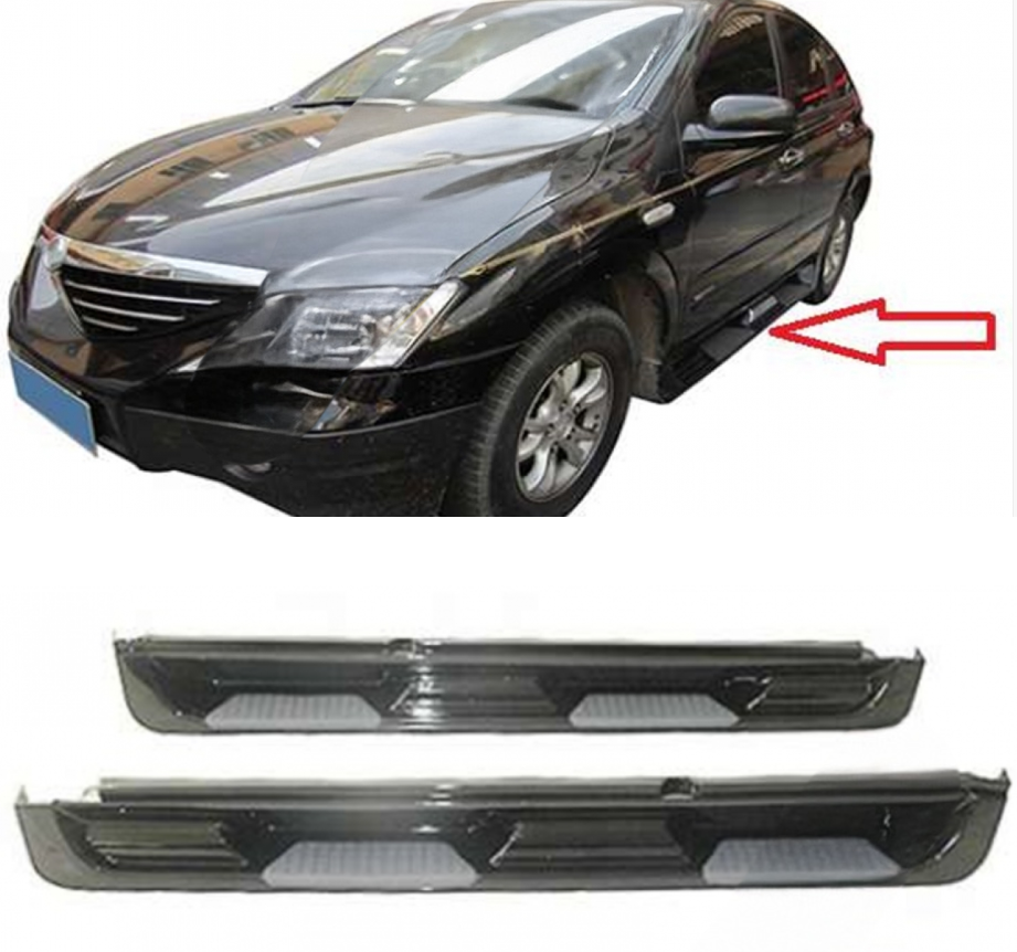 2006+ SsangYong Actyon Yan Basamak OEM Style Siyah