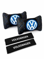 Volkswagen Logolu Emniyet Kemeri ve Boyun Yastığı
