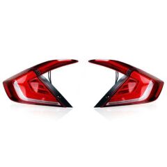Honda Civic Fc5 Uyumlu Yedek Parça 2016-2021 Hareketli Led Stop Kırmızı