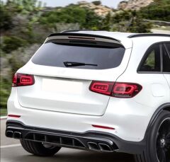 Mercedes X243 Glc 2020+ GLC43 Uyumlu Spoiler Piano Black (Parlak Siyah)