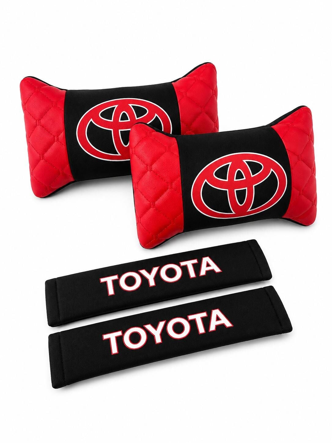 Toyota Logolu Emniyet Kemeri ve Boyun Yastığı