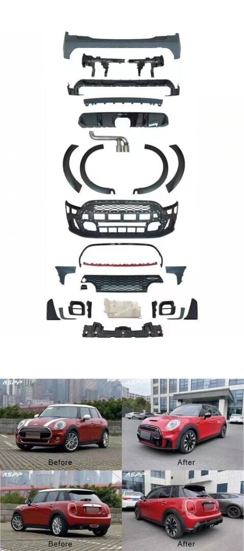 Cooper F56 İçin (2 Kapı) Jcw Body Kit - Makyajlı Görünüm Full Set