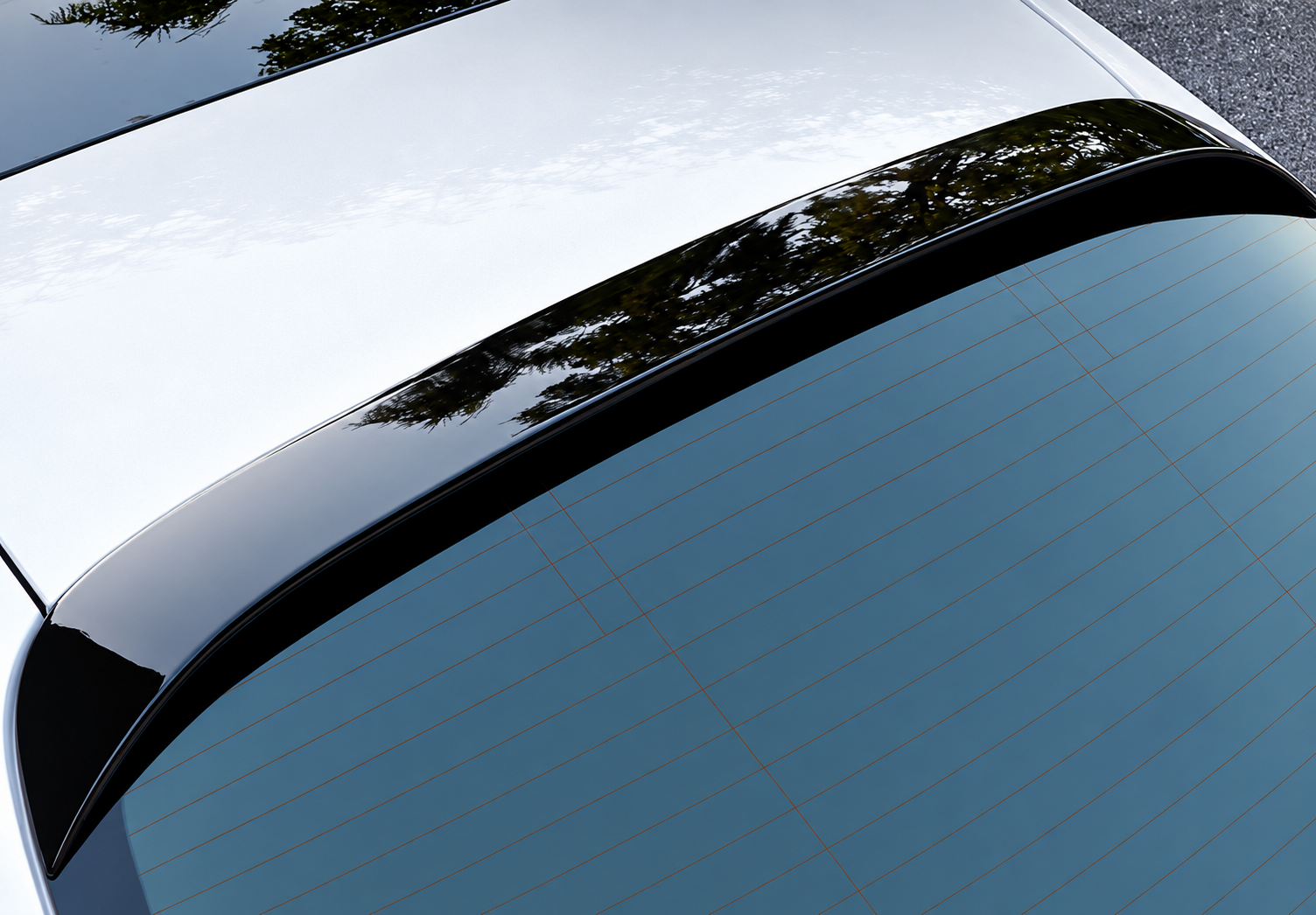 Mercedes W206 C Serisi 2021+ Uyumlu Cam Üstü Spoiler (Piano Black)