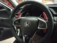 Honda Civic Fc5 Uyumlu 2016+ Paddle Shift Kırmızı (F1 Vites Pedal Kulakçığı)