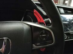 Honda Civic Fc5 Uyumlu Yedek Parça 2016+ Paddle Shift Kırmızı (F1 Vites Pedal Kulakçığı)