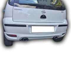 Opel Corsa C Makyajlı Kasa Uyumlu Yedek Parça Arka Tampon Eki Boyasız