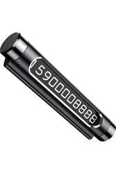 Aç - Kapa Oto Numaratör Siyah Araç Park Telefonluğu