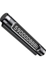 Aç - Kapa Oto Numaratör Siyah Araç Park Telefonluğu