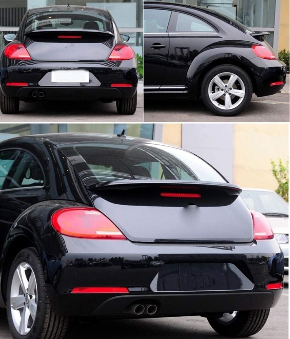 Volkswagen Beetle 2013-2018 Uyumlu Yedek Parça Spoiler- Piano Black