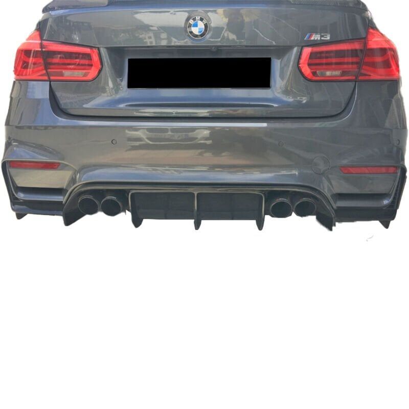 Bmw F30 Uyumlu Vorsteiner M3 Tampon Uyumlu Difüzör Boyalı