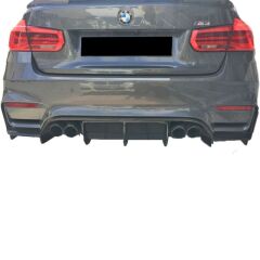 Bmw F30 Uyumlu Vorsteiner M3 Tampon Uyumlu Difüzör Boyalı