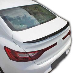 Renault Megane 4 Uyumlu Yedek Parça Spoiler Boyasız Fiber