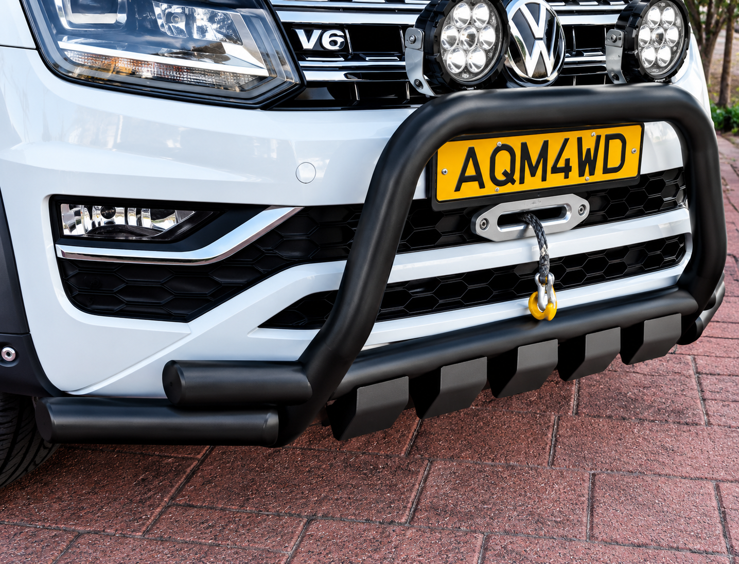 Volkswagen Amarok Uyumlu Siyah Shark Ön Koruma Demiri