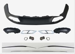 Passat B8 İçin Uyumlu Yedek Parça B8.5 Difüzör Seti (Krom Trimler Dahil)