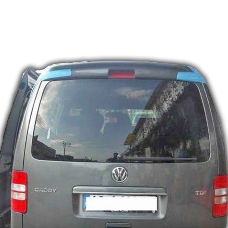 Volkswagen Caddy 2005+ Uyumlu Yedek Parça Spoiler Boyasız Fiber