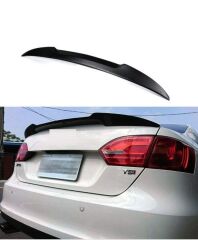 Volkswagen Jetta 2012-2018 Uyumlu Yedek Parça M4 Spoiler- Piano Black