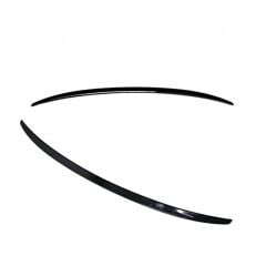 Audi A3 Sedan 2018+ Uyumlu Yedek Parça Bagaj Spoiler Parlak Siyah ( Piano Black )