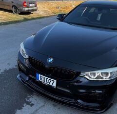 Bmw 4 Serisi F32 M4 2014-2020 Uyumlu  Ön Lip Piano Black