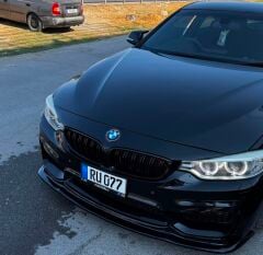 Bmw 4 Serisi F32 M4 2014-2020 Uyumlu  Ön Lip Piano Black