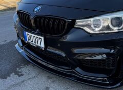 Bmw 4 Serisi F32 M4 2014-2020 Uyumlu  Ön Lip Piano Black