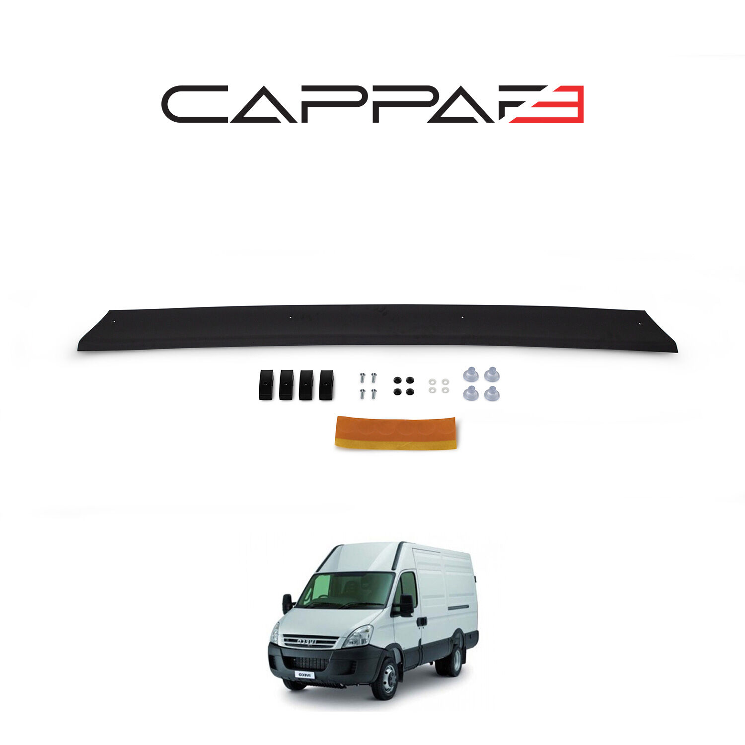 Iveco Daily 2011-2014 Yıl Aralığı Uyumlu Kaput Rüzgarlığı 3mm