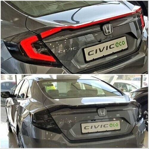 Honda Civic Fc5 Uyumlu 2016-2021 Hareketli Sinyalli Led Stop Ve Spoiler Takımı Smoke