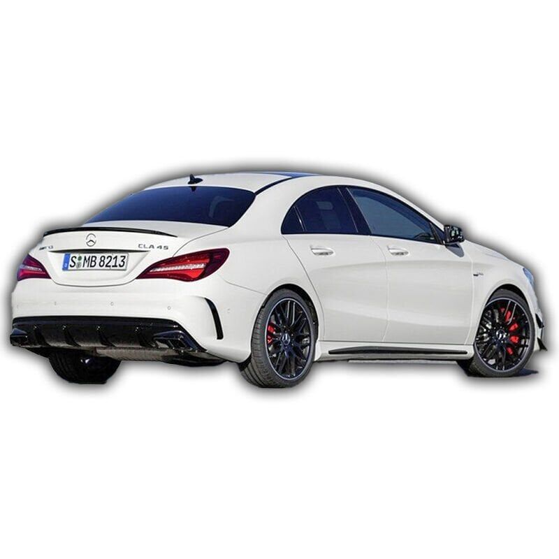 Mercedes W117 Cla Uyumlu Yedek Parça Spoiler Boyasız Fiber