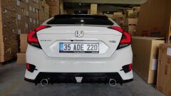 Honda Civic Fc5 Uyumlu Yedek Parça 2016-2021 Omurga Led Stop Transparan