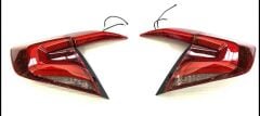 Honda Civic Fc5 Uyumlu 2016-2021 Omurga Led Stop Transparan