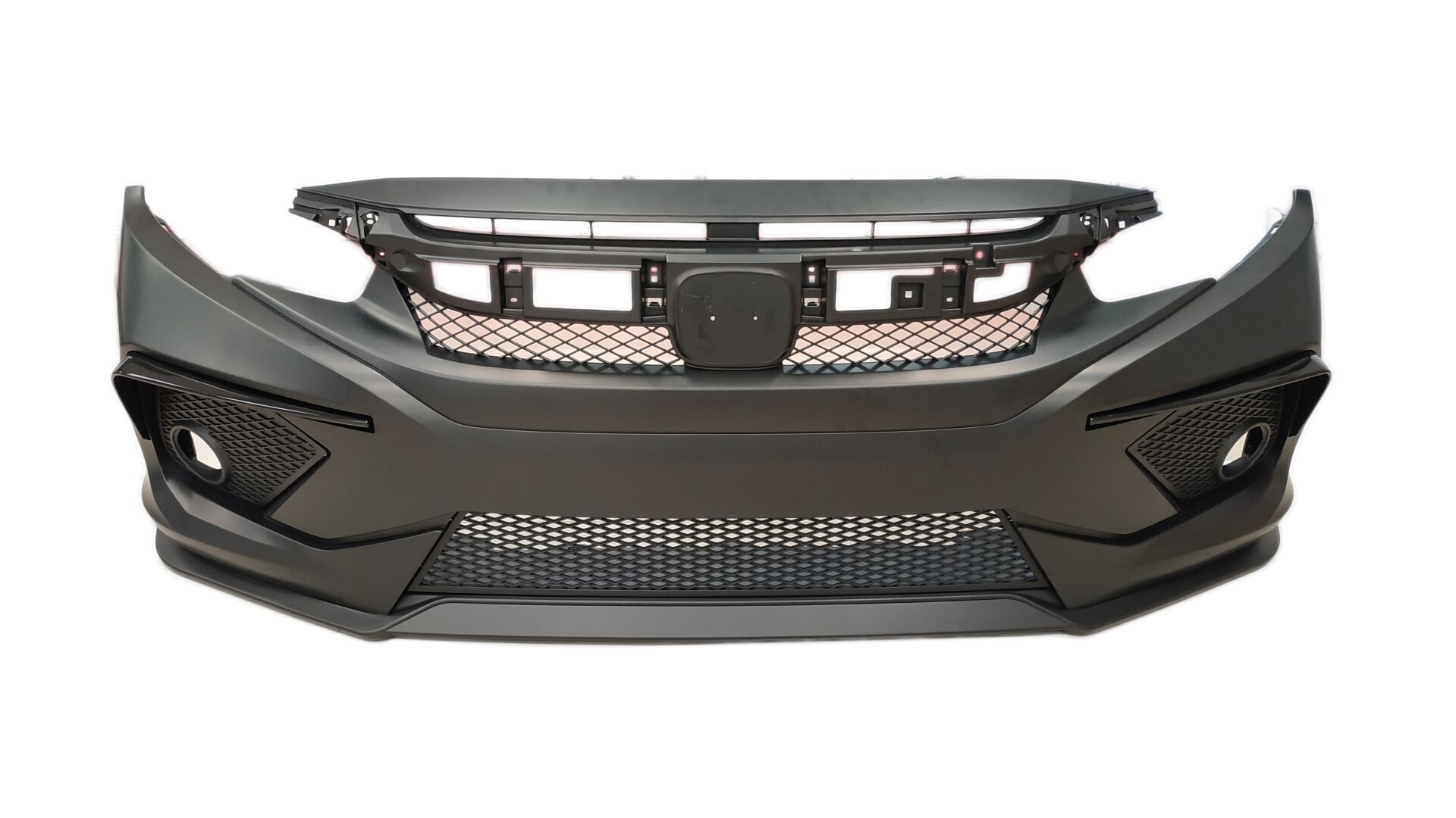 Civic Uyumlu Yedek Parça Consept Model Ön Tampon Ek Piano Black Detaylı