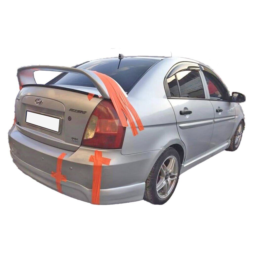 Hyundai Accent Era Uyumlu Yüksek Spoiler Fiber Boyalı