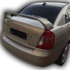 Hyundai Accent Era Uyumlu Yüksek Spoiler Fiber Boyalı