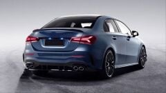 Mercedes W177 Sedan 2019+ Uyumlu Difüzör & Egzoz Seti - Siyah Egzoz İle