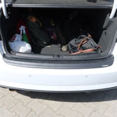 Audi A3 Uyumlu Yedek Parça Arka Tampon Eşiği Mat Siyah 2017-2020