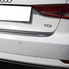 Audi A3 Uyumlu Yedek Parça Arka Tampon Eşiği Mat Siyah 2017-2020