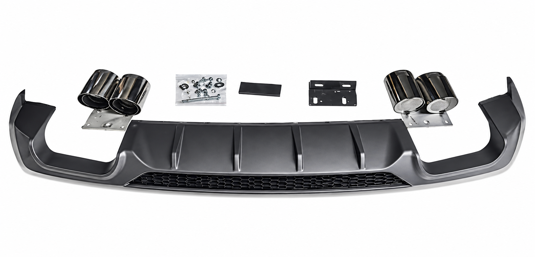A3 8V 2016-2020 Sedan S3 Difüzör + Egzoz Ucu