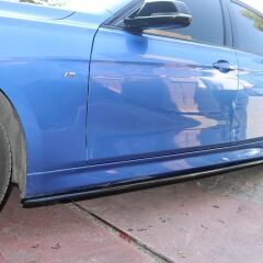 Bmw F30 2011-2019 Uyumlu Marşpiyel Alt Çıta Set Performans Parlak Siyah