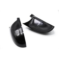 Bmw E60 2003-2010 Uyumlu Yedek Parça Piano Black Batman Yarasa Ayna Kapağı